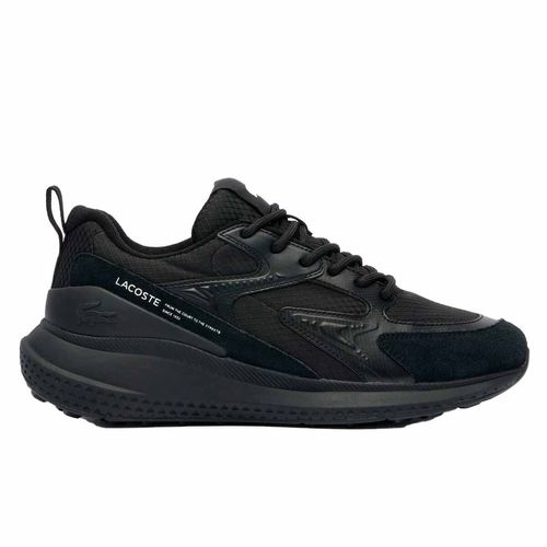 Tenis casual para caballero Lacoste negro 47SMA0121_02H