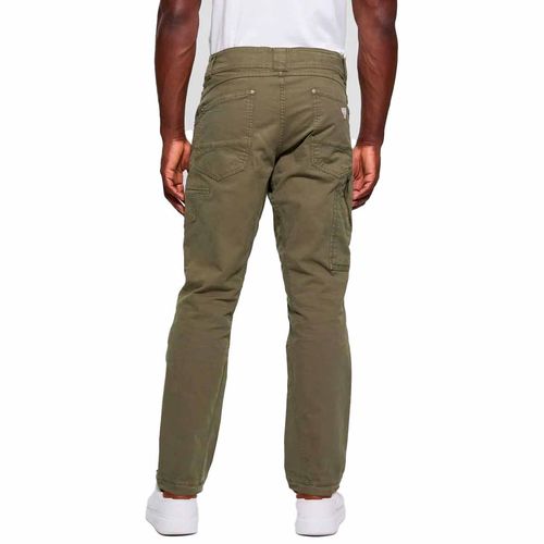 Pantalón Guess verde para caballero m4bb41wghb1-g8f