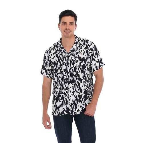 Camisa casual para caballero Porto Blanco multicolor cr-2200