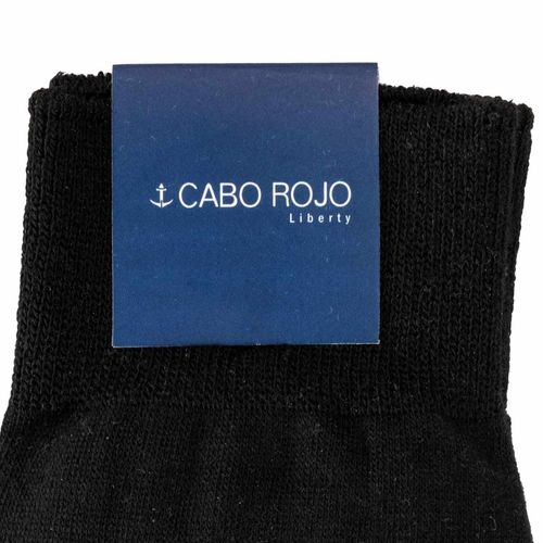 Calcetín para caballero Cabo Rojo negro 100