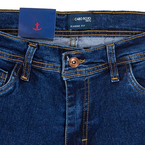 Pantalón de mezclilla Cabo Rojo azul para caballero cbr1043