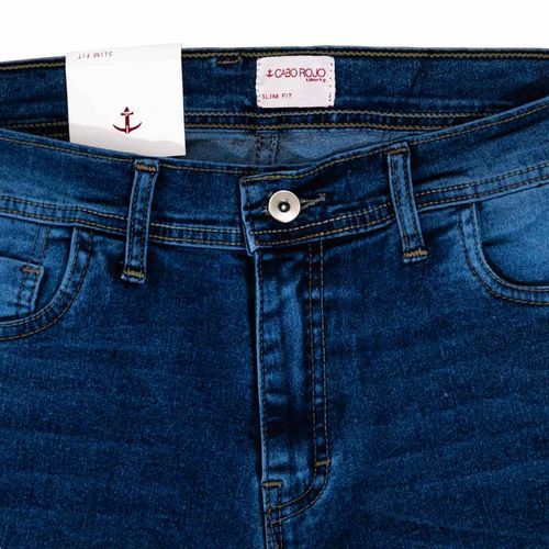Pantalón de mezclilla para caballero Cabo Rojo azul cbs037