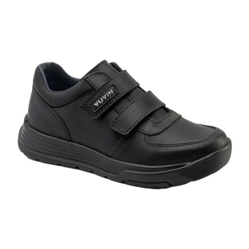 Zapato escolar para niño Yuyin negro 24291