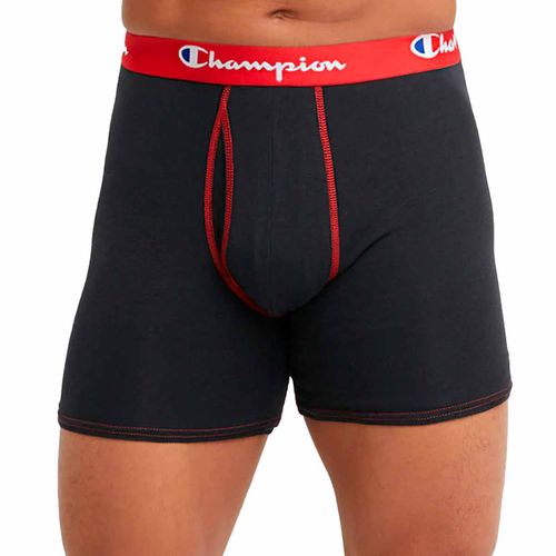 Set de bóxer Champion negro para caballero ctspbk