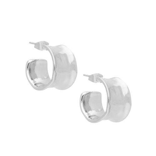 Aretes de chapa plaetada Nuvi redondos ARE-647 P