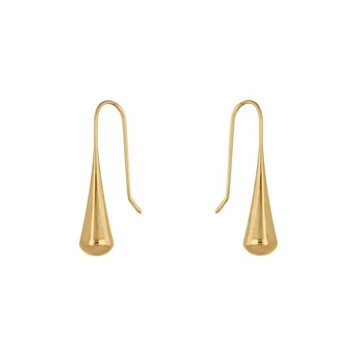 Aretes gota Nuvi dorados ARN-210 D