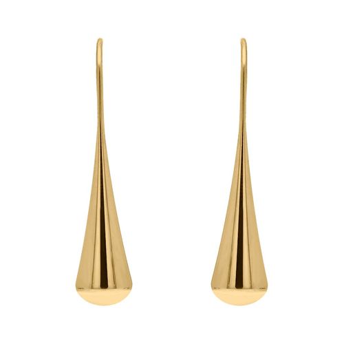 Aretes gota Nuvi dorados ARN-210 D