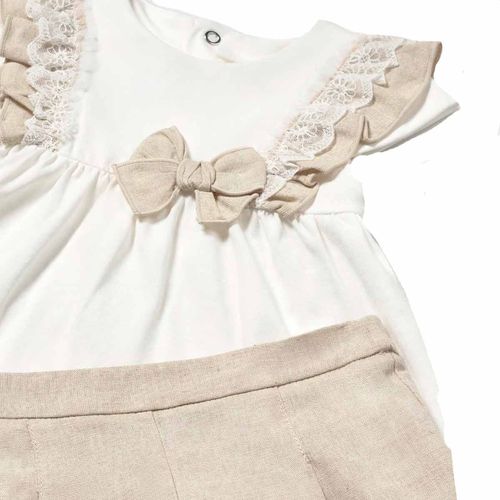 Conjunto casual para bebé Mayoral beige 1236
