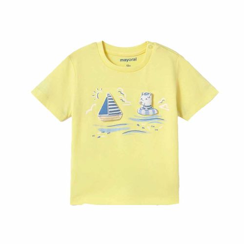 Playera Mayoral amarillo para bebé 1059