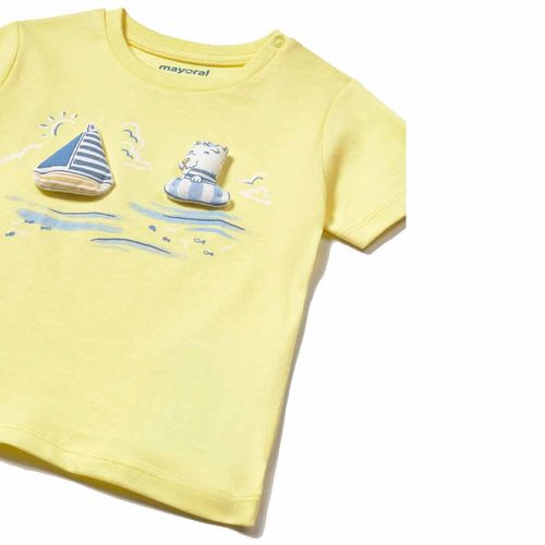 Playera Mayoral amarillo para bebé 1059