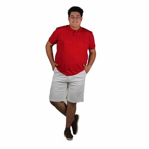 Playera tipo polo para caballero Authentic Lyon rojo 334991-500