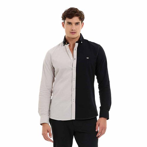 Camisa casual para caballero Porto Blanco multicolor e-2415