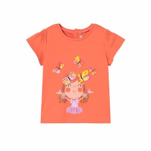 Blusa casual para bebé Mayoral naranja 1049