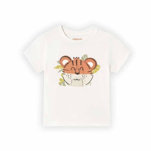 Playera Mayoral para bebé blanco 1055