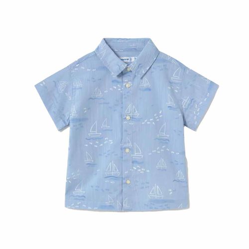 Camisa Mayoral para bebé azul 1112