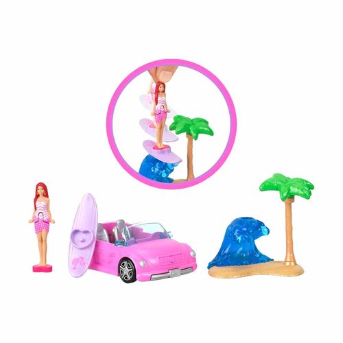 Paquete de vehículos mini barbieland barbie jgl30