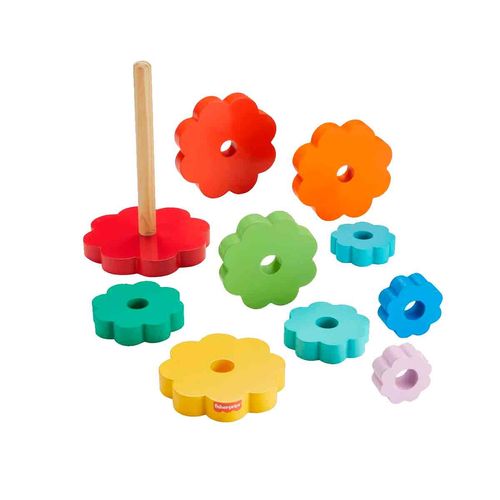 Anillos apilables Fisher Price madera hxt77