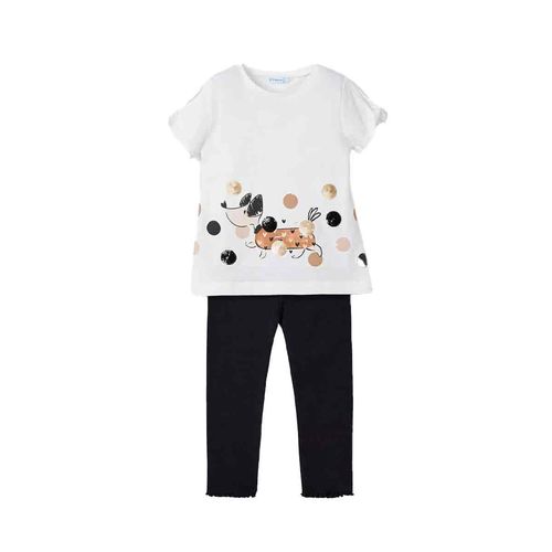 Conjunto Mayoral para niña negro 3706