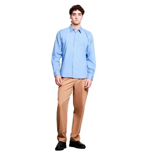 Camisa Lob para caballero azul cccn1448