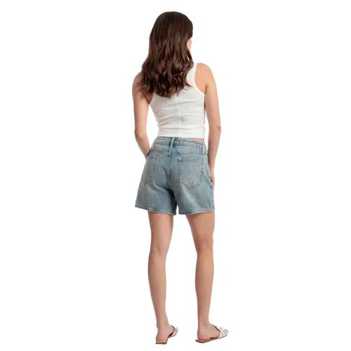 Short de mezclilla Balam para dama azul bl6924
