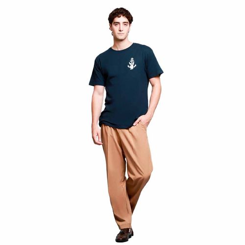 Playera Lob para caballero azul cppm1520