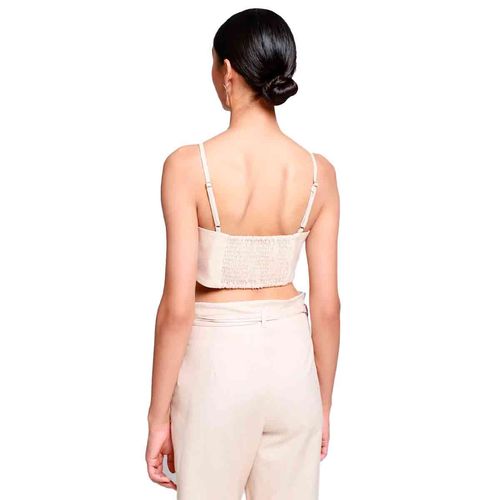 Blusa Lob para dama beige dbto0553