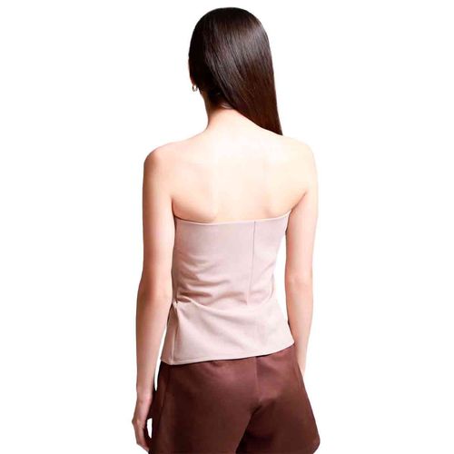 Blusa Lob para dama beige dbtt0124