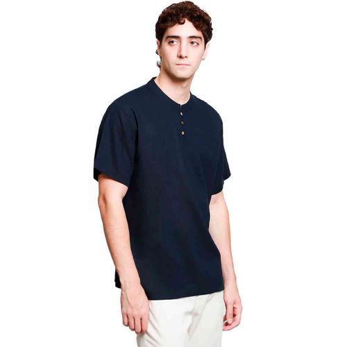 Camisa Lob azul para caballero ccck0951