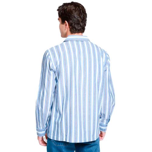 Camisa Lob azul para caballero  cccn1359