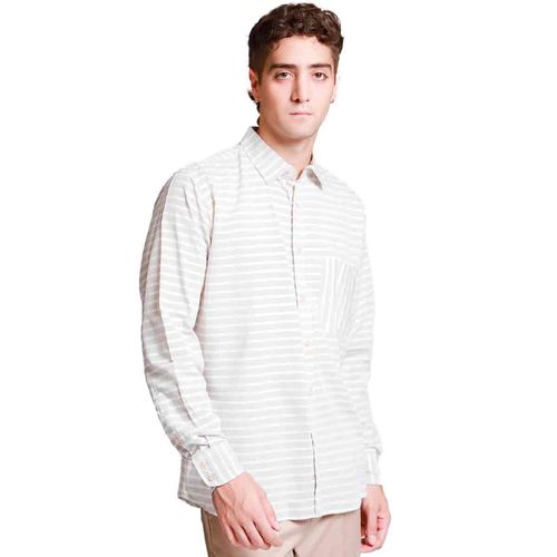 Camisa Lob para caballero gris cccn1412