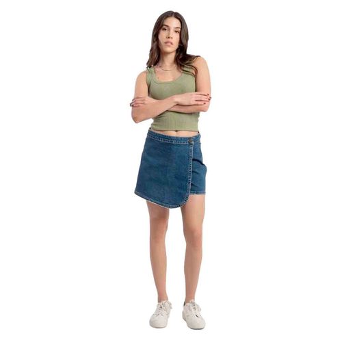 Short falda Balam para dama azul bl6969
