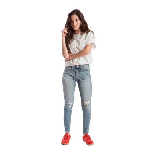 Pantalón de mezclilla Balam para dama azul bl7045