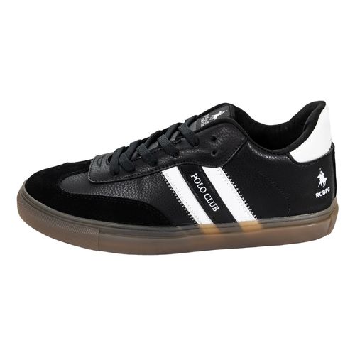 Tenis Royal County Polo Cl urbano para caballero negro PC 10500