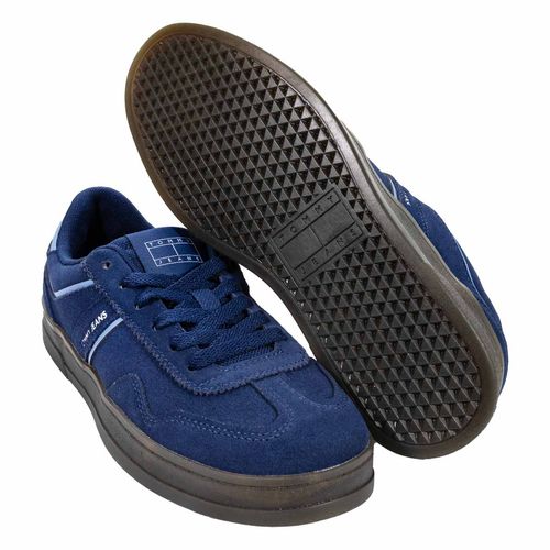 Tenis Tommy Hilfiger urbano para dama azul EN0EN02696-DY4