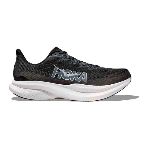Tenis deportivo Hoka negro para caballero Mach 6 1147790-bwht
