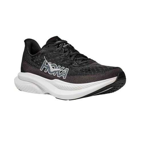 Tenis deportivo Hoka negro para caballero Mach 6 1147790-bwht
