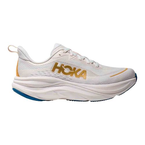 Tenis deportivo Hoka blanco para caballero Skyflow 1155111-ftg