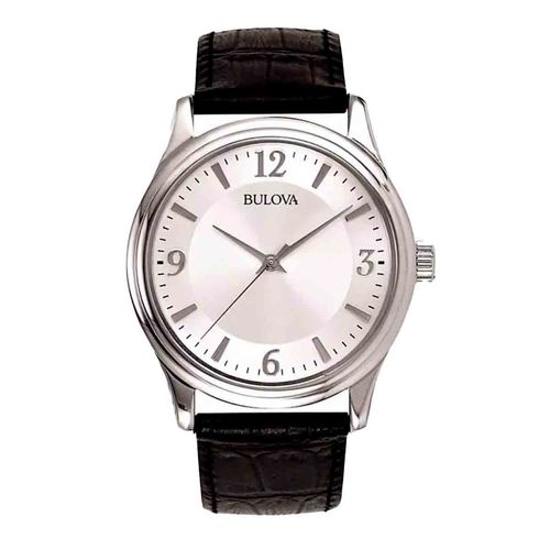 Reloj Bulova para caballero plateado 96A28