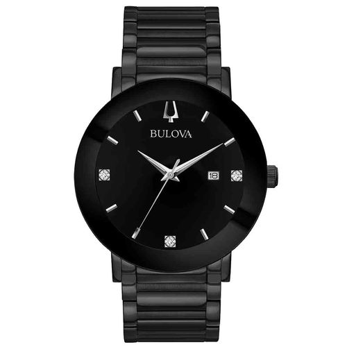 Reloj Bulova juvenil para caballero negro 98D144