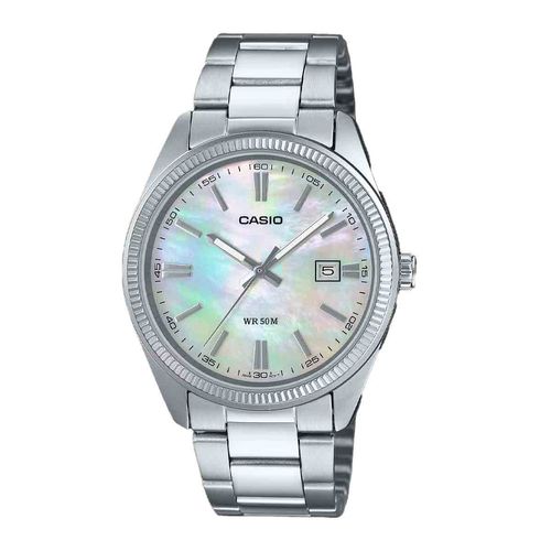 Reloj Casio juvenil unisex plateado MTP1302PSC7AVCF