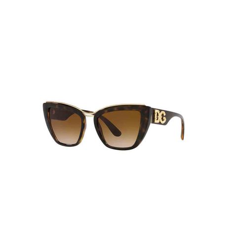 Lentes solares Dolce & Gabbana para dama full rim havana 0dg6144