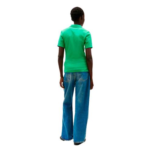 Playera polo Tommy Hilfiger para dama verde ww0ww43225
