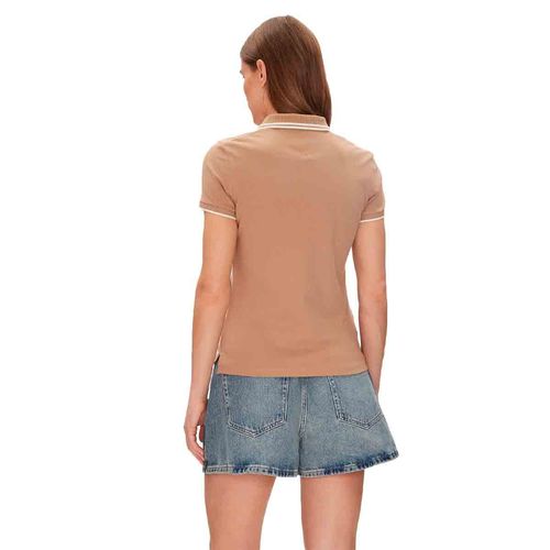 Playera polo Tommy Hilfiger para dama kaki ww0ww44517