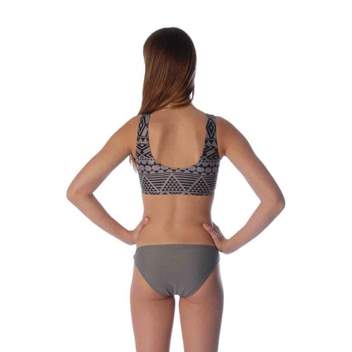 Traje de baño Mia Do Brasil para jovencita gris bj36