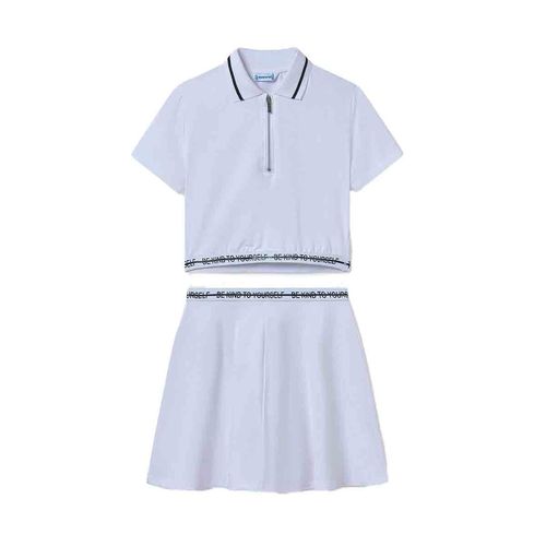 Conjunto Mayoral para jovencita blanco 6988