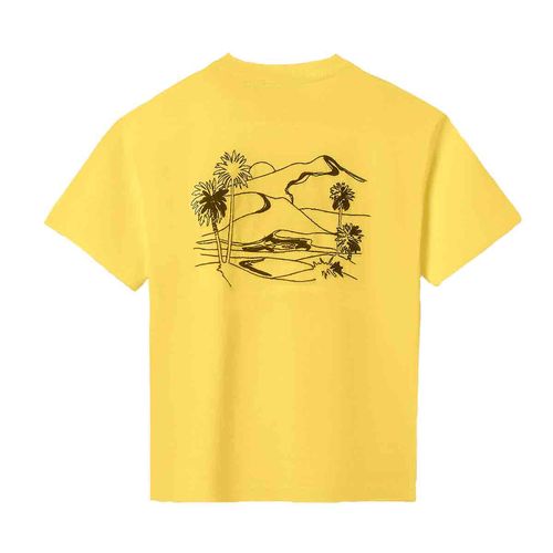 Playera Nuku Tavake para joven amarillo 6010