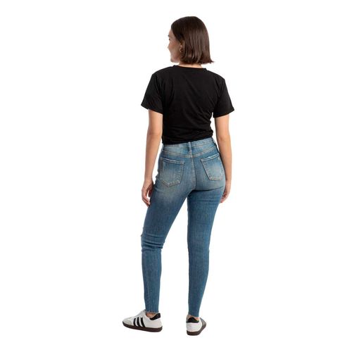 Pantalón de mezclilla Balam para dama azul bl7053