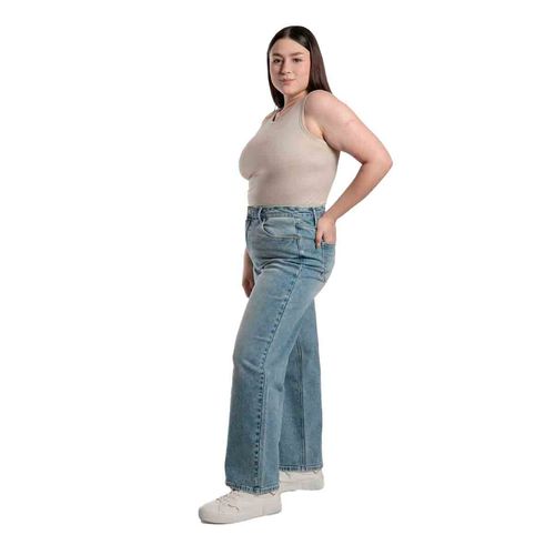 Pantalón de mezclilla Balam para dama azul blx7091