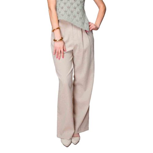Pantalón Ferriano para dama beige pg00634