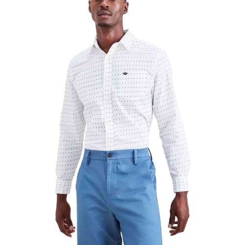 Camisa Dockers para caballero blanco 52661-0871
